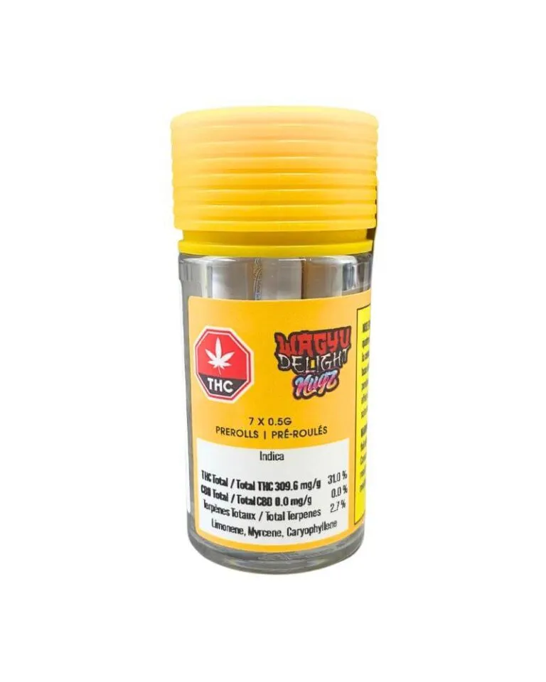 Nugz Nugz - Wagyu Delight 7 x 0.5g Pre-Rolls 3.5g — Pre-Rolls