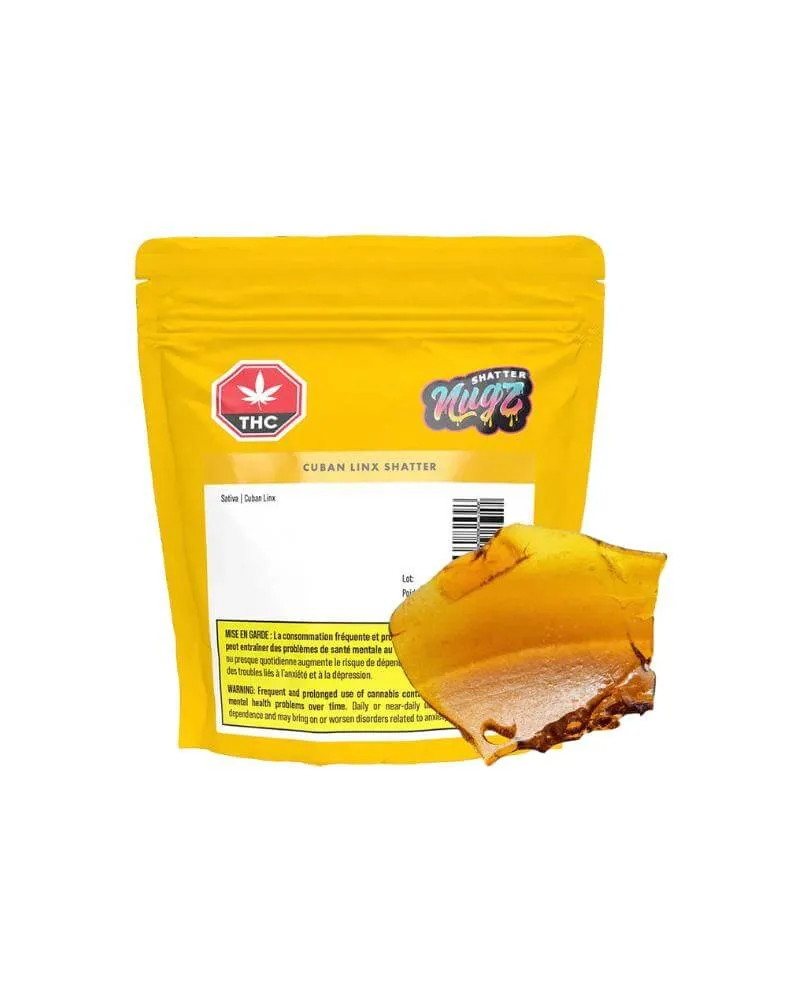 Nugz Cuban Linx 1g Shatter 1g — Concentrate or Extract