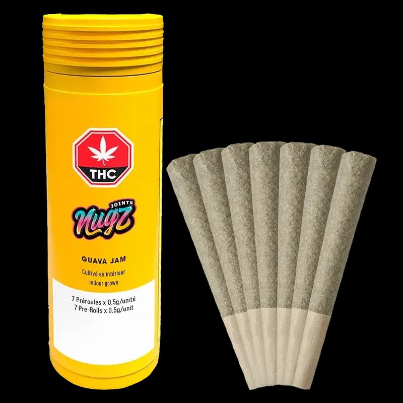 Nugz Nugz - Guava Jam 7 x 0.5g Pre-Rolls 3.5g — Pre-Rolls