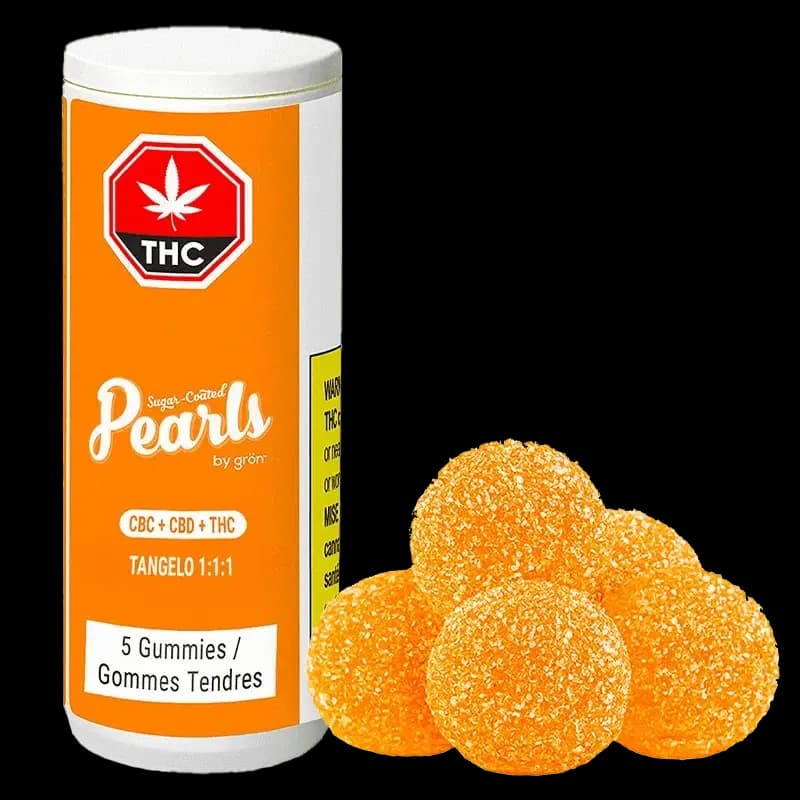 Pearls by gron Pearls by gron - Pearls by gron - Tangelo 1:1:1 CBC/CBD/THC 5x3.5g Soft Chews 17.5g — Edibles