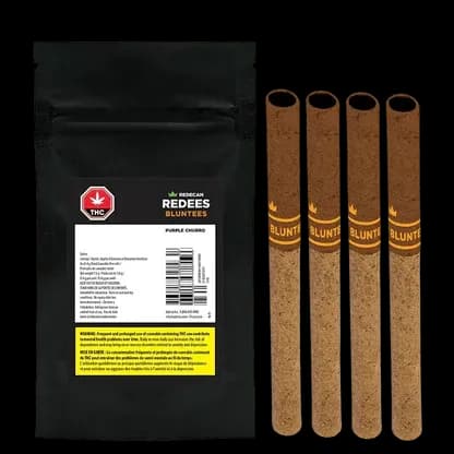 Redecan Redecan - Bluntees Purple Churro 4 x 0.4g Blunts 1.6g — Pre-Rolls
