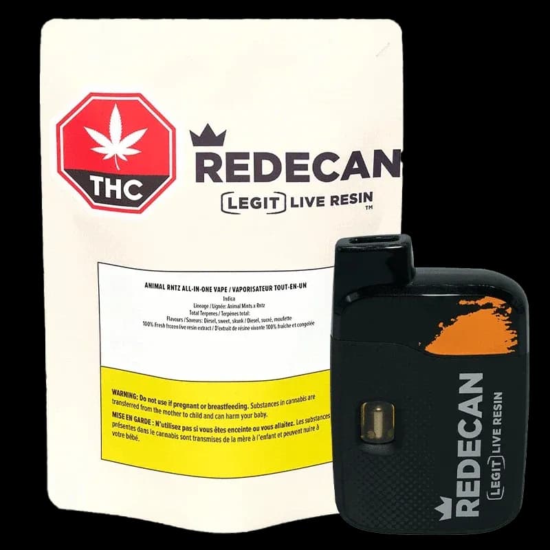 Redecan Redecan - Redecan Legit Live Resin Animal Rntz 1.2g Disposable Vape 1.2g — Vape Carts