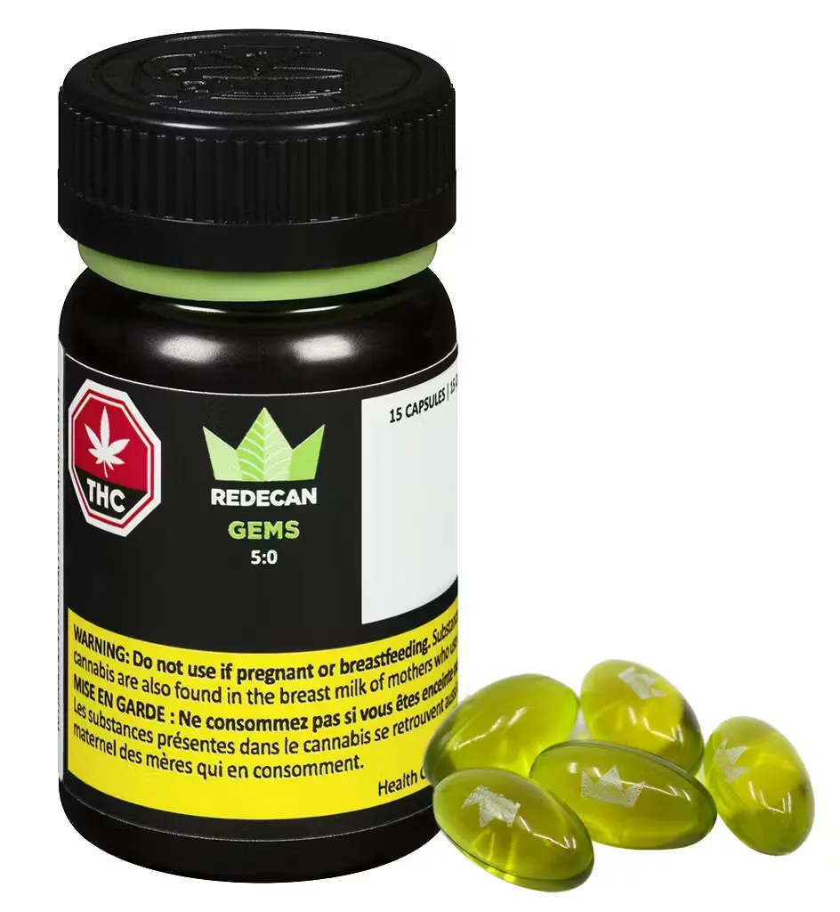 Redecan Gems THC 5 mg x 15 Softgels 4.95g — Capsule or Soft Gel