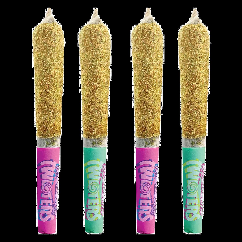RIZZLERS RIZZLERS - Lime FRizz + Passion Plunge 4 x 0.5g Kief Coated Infused Pre-Rolls 2g — Infused Pre-Rolls