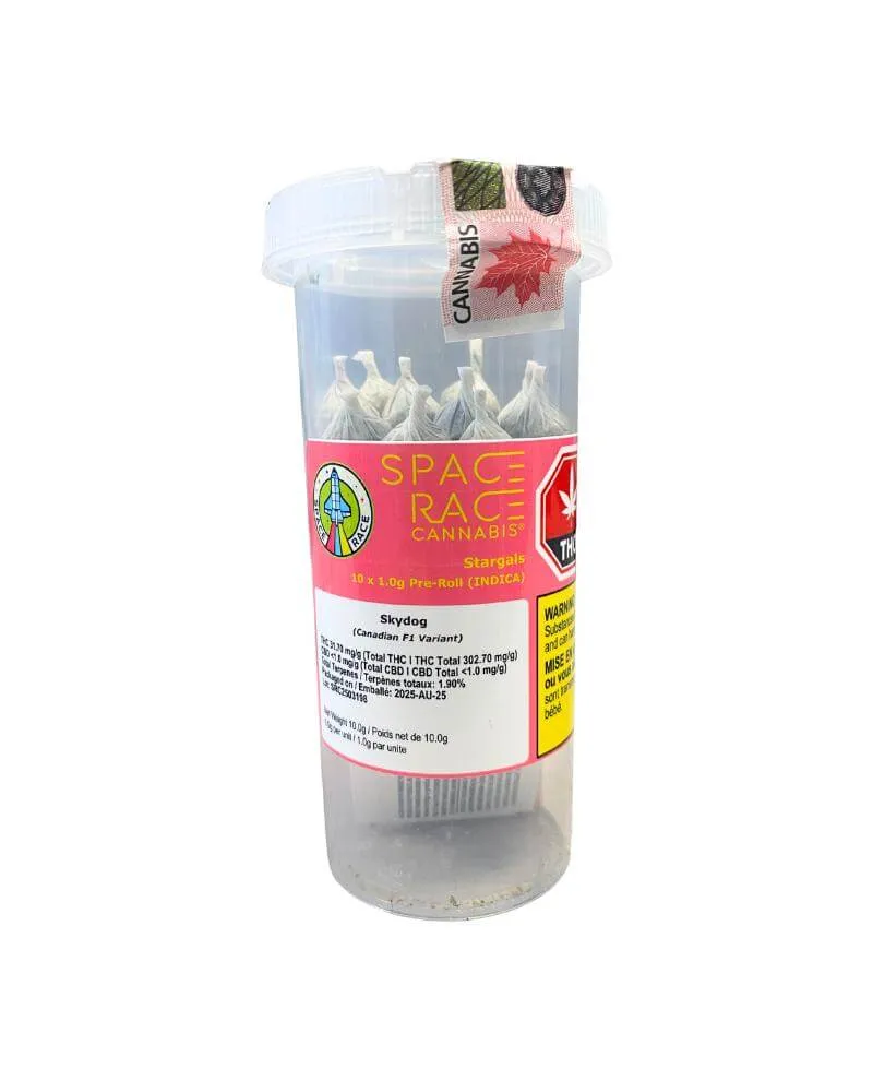 SPACE RACE CANNABIS Stargals - Stargals 10 x 1g Pre-Rolls 10g — Pre-Rolls
