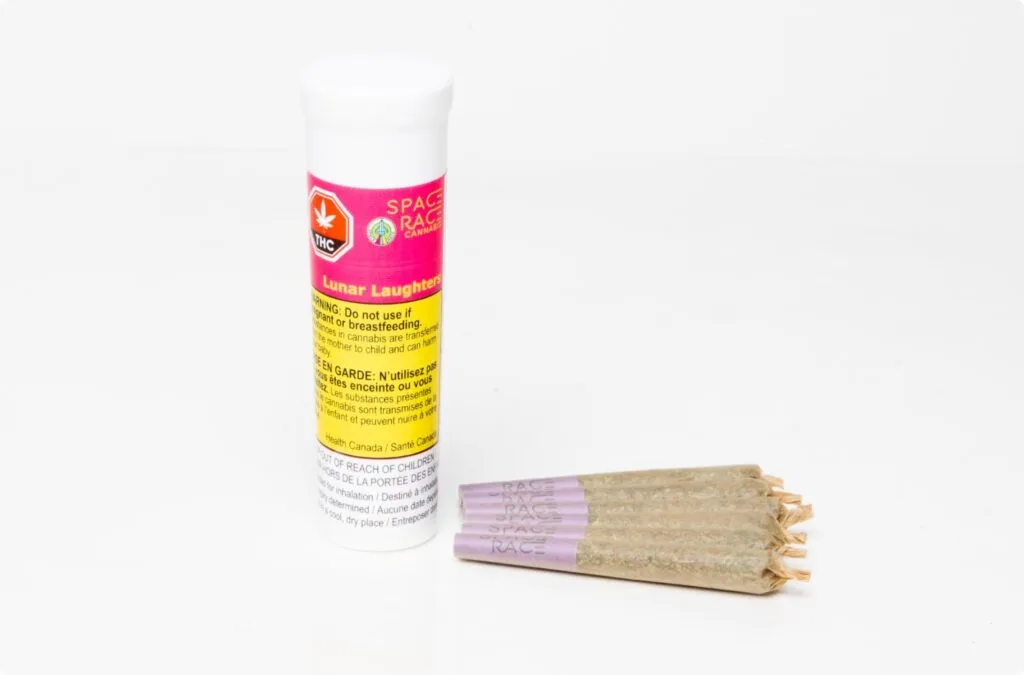 SPACE RACE CANNABIS Lunar Laughters 6 x 0.4g Pre-Rolls 2.4g — Pre-Roll