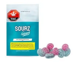 Spinach Spinach - SOURZ by Spinach Blue Raspberry Watermelon Soft Chews 5x5 g 25g — Edibles