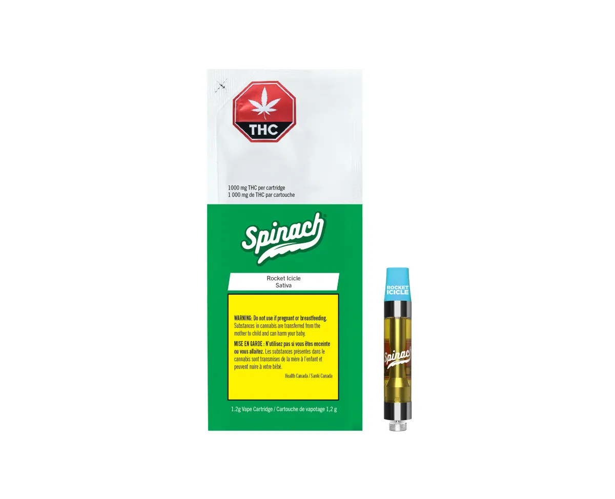 Spinach Spinach - Spinach Rocket Icicle 1.2g Prefilled Vape Cartridge 1.2g — Vape Carts