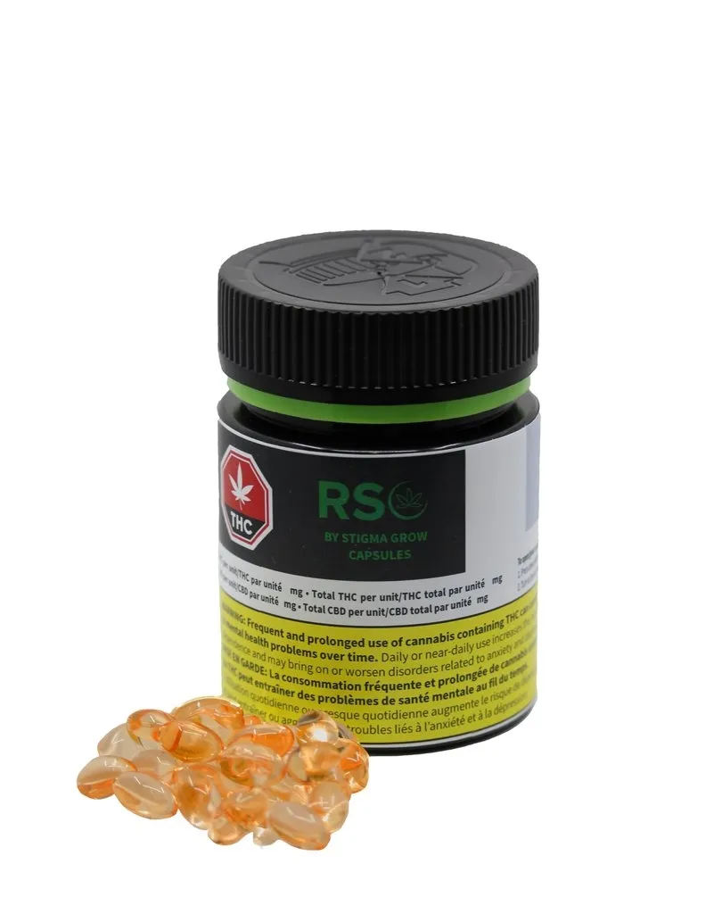 Stigma Grow RSO THC 10 mg x 25 Softgels 6.75g — Capsule or Soft Gel