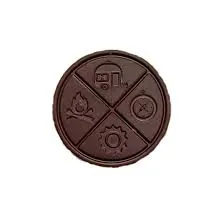 The Hazy Camper Starry Night CBD Milk Chocolate 1x.5.5g 5.5g — Edible