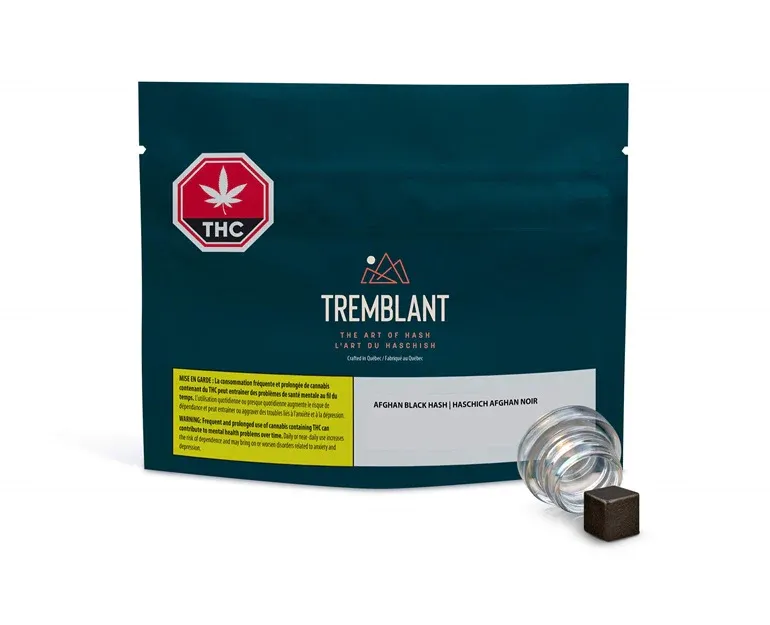 Tremblant Cannabis 2g Afghani Style Black Hash 2g — Concentrate or Extract