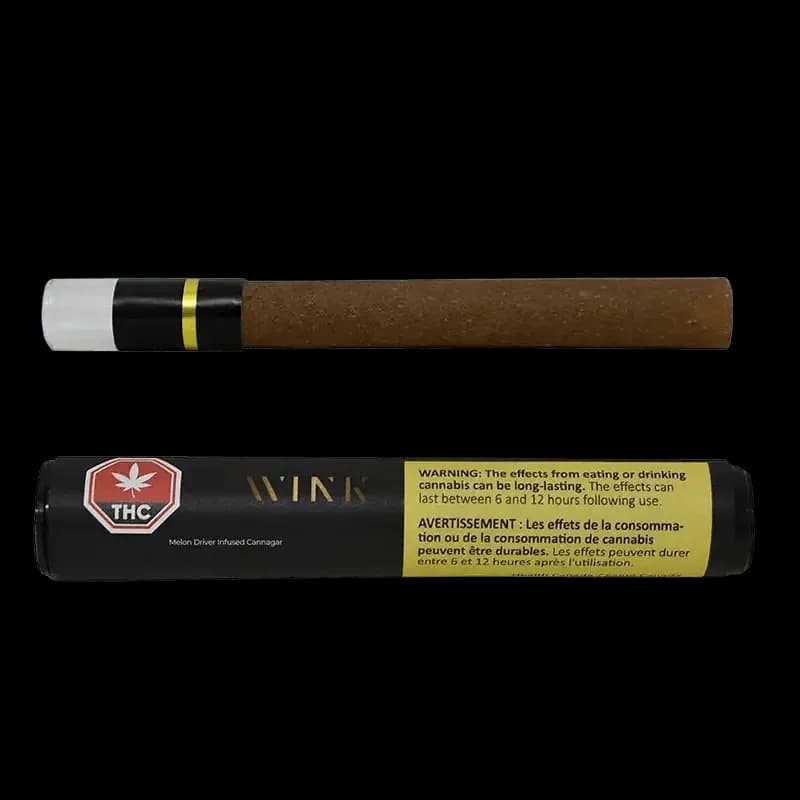 WINK Melon Driver Distillate Infused Cannagar 1 x 2g Infused Cannagar 2g — Infused Pre-Roll