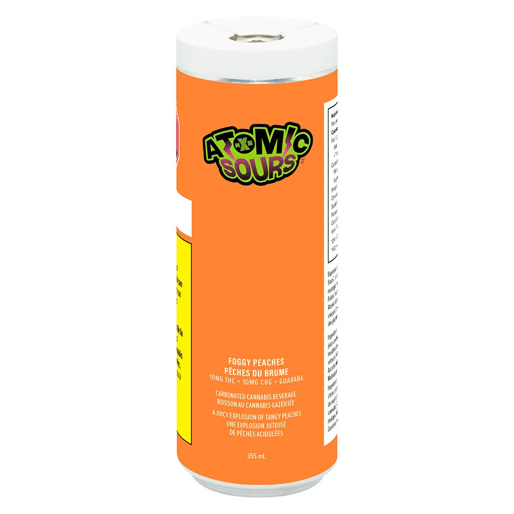 XMG Atomic Sours XMG Atomic Sours - XMG Atomic Sours Foggy Peaches 355ml Beverage 355g — Beverages