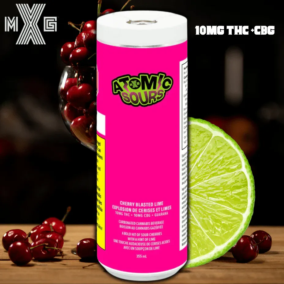 XMG Atomic Sours XMG Atomic Sours - XMG Atomic Sours Cherry Blasted Lime 355ml Beverage 355g — Beverages