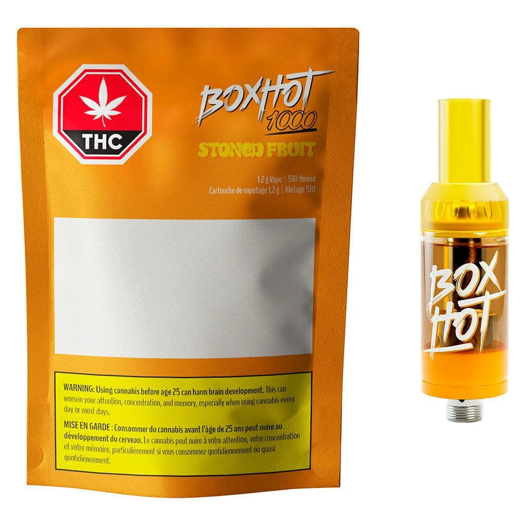 BOXHOT - Boxhot Stoned Fruit 1.2g Prefilled Vape Cartridge by BOXHOT - Vape Carts
