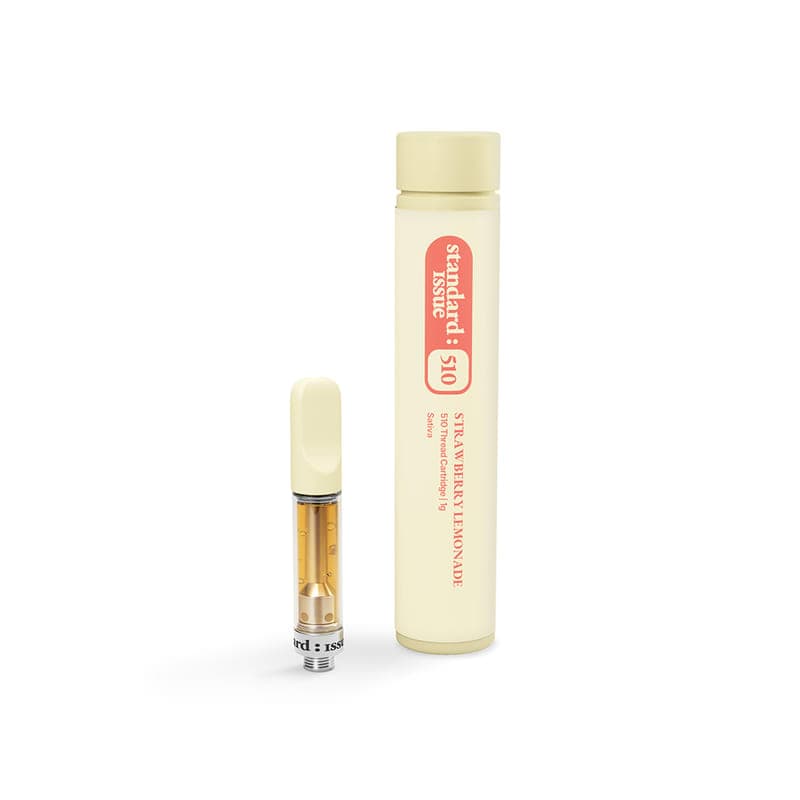 Standard Issue - Strawberry Lemonade 510 Thread Vape Cartridge 1g by Standard Issue - Vape Carts