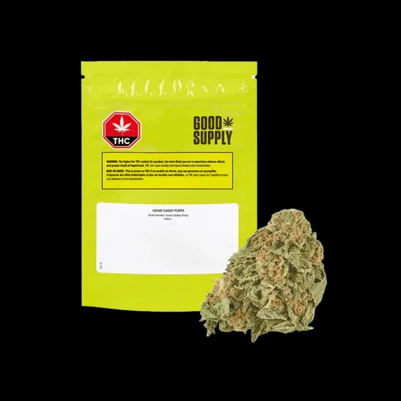 Good Supply Grand Daddy Purps 28g Dried Flower 28g — Flower