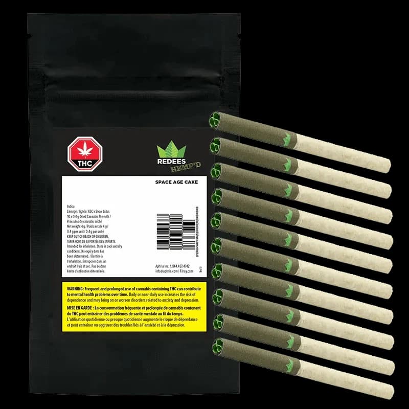 Redees Hemp'd Space Age Cake by Redecan - Pre-Rolls