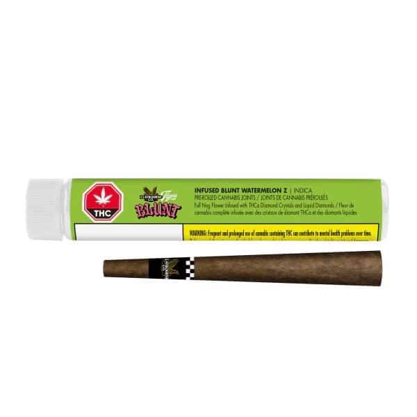 Claybourne - Watermelon Z 1 x 1.25g Liquid Diamond Infused Blunt by Claybourne - Infused Pre-Rolls
