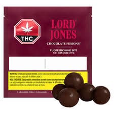 Chocolate Fusions Fudge Brownie Bite 1:1:1 THC|CBD|CBN by Lord Jones - Edibles