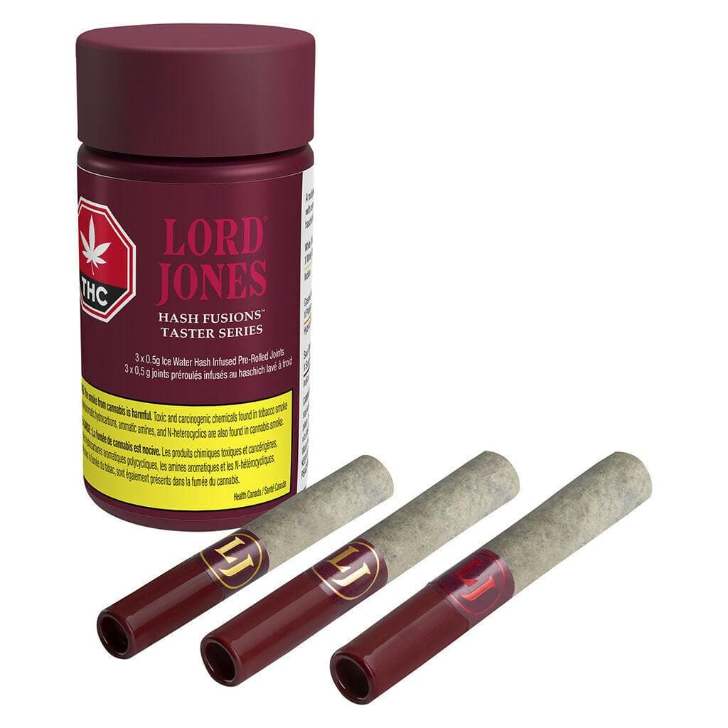 Hash Fusions Taster Series Infused Pre-rolls by Lord Jones - Infused Pre-Rolls