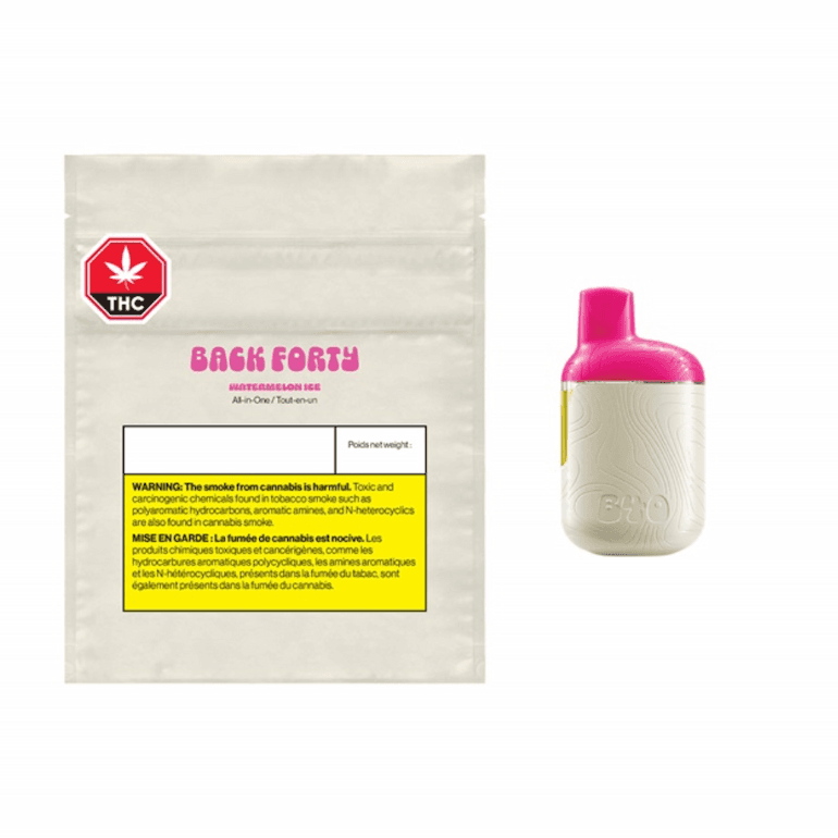 Watermelon Ice Disposable Vape Pen by Back Forty - Vape Carts
