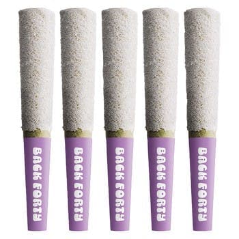Frosted Icicles Diamond Infused Pre-Roll - Iced Grape by Back Forty - Infused Pre-Rolls