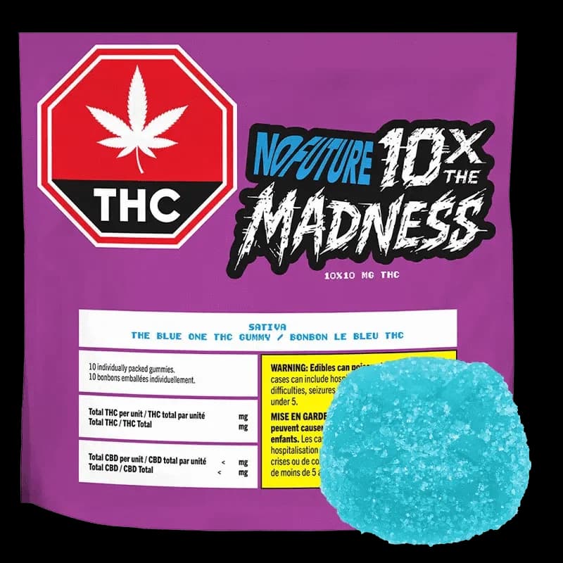 10x the Madness: The Blue One Sativa by No Future - Edibles