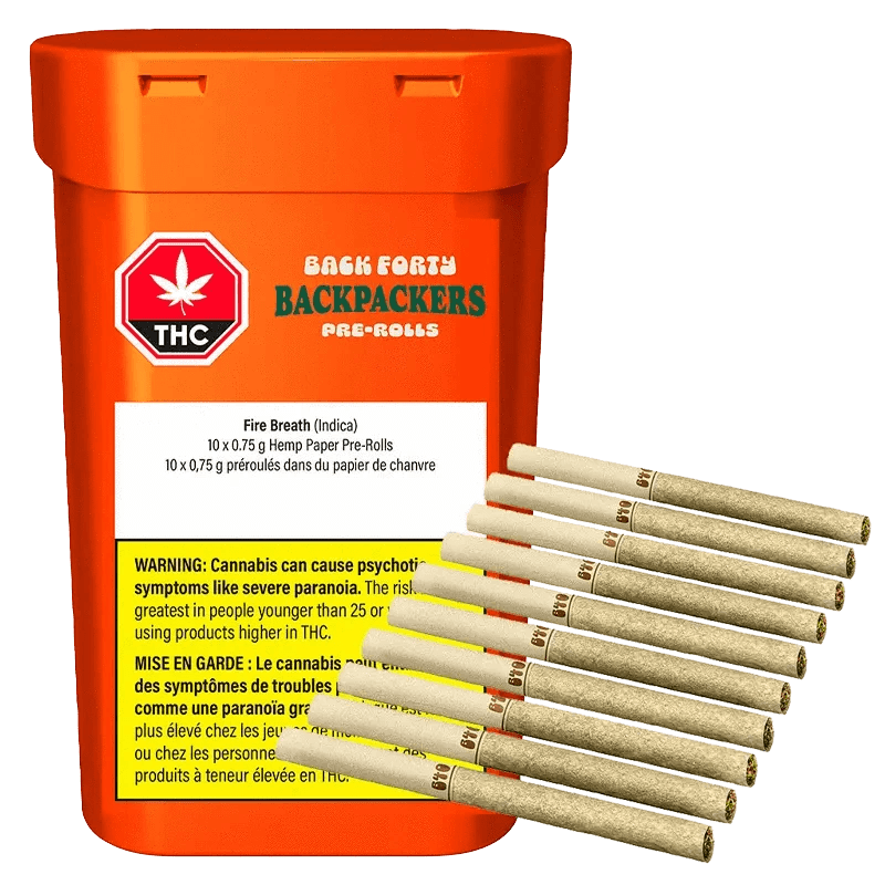 Backpackers Pre-Roll - Fire Breath by Back Forty - Pre-Rolls