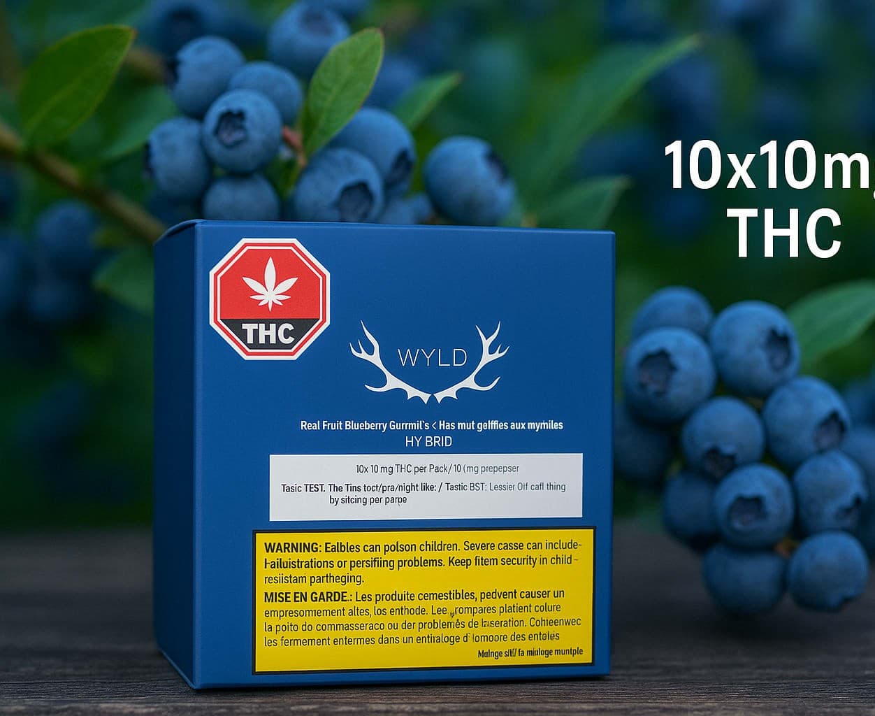 WYLD - Real Fruit Blueberry HYBRID Gummies Multipack by Wyld - Edibles