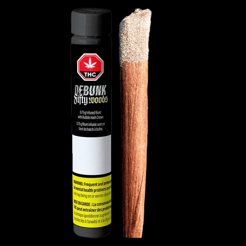 Fifty Woods Banana Triple Infused Blunt by DEBUNK - Infused Pre-Rolls