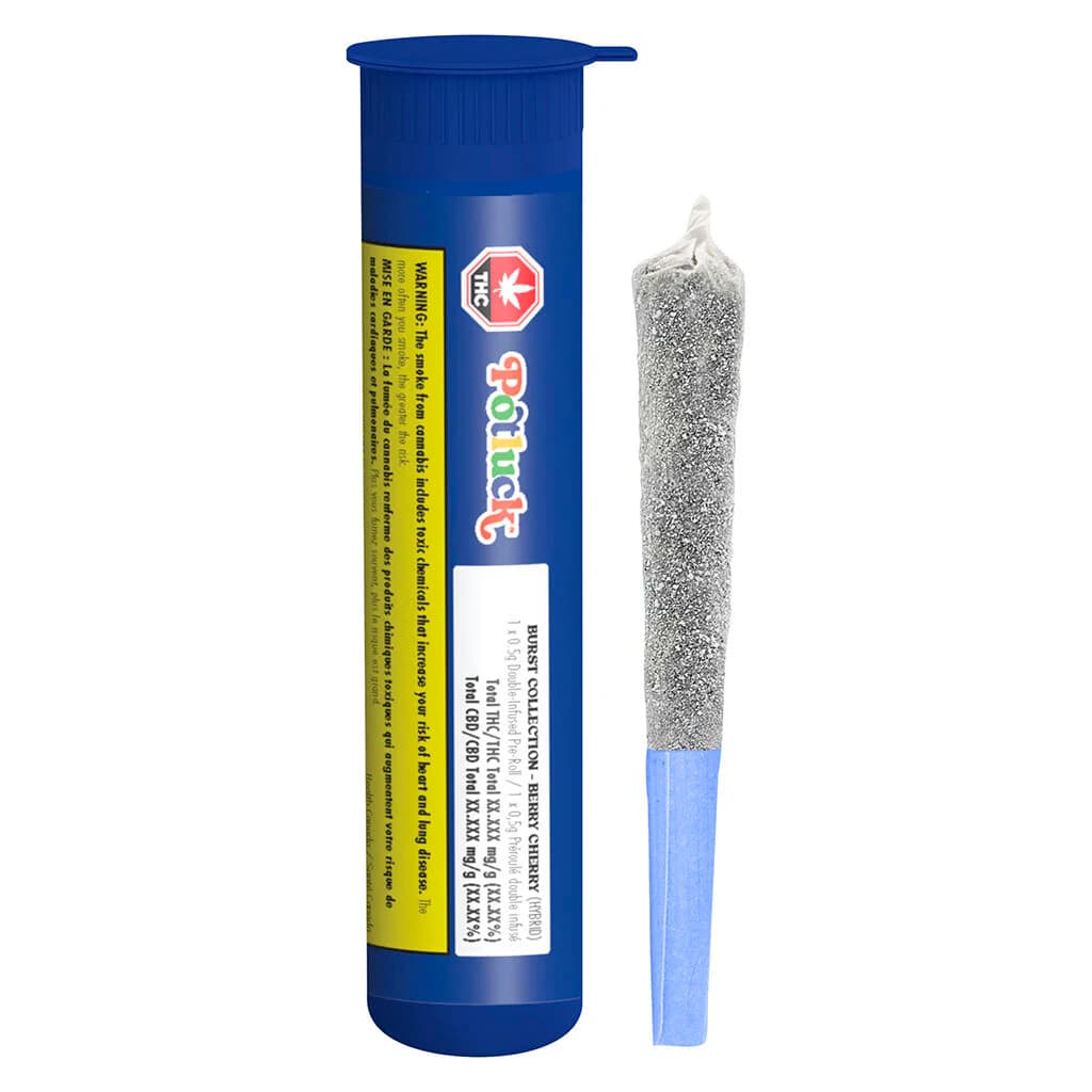 Potluck - Berry Cherry Infused Pre-Rolls by Potluck - Infused Pre-Rolls