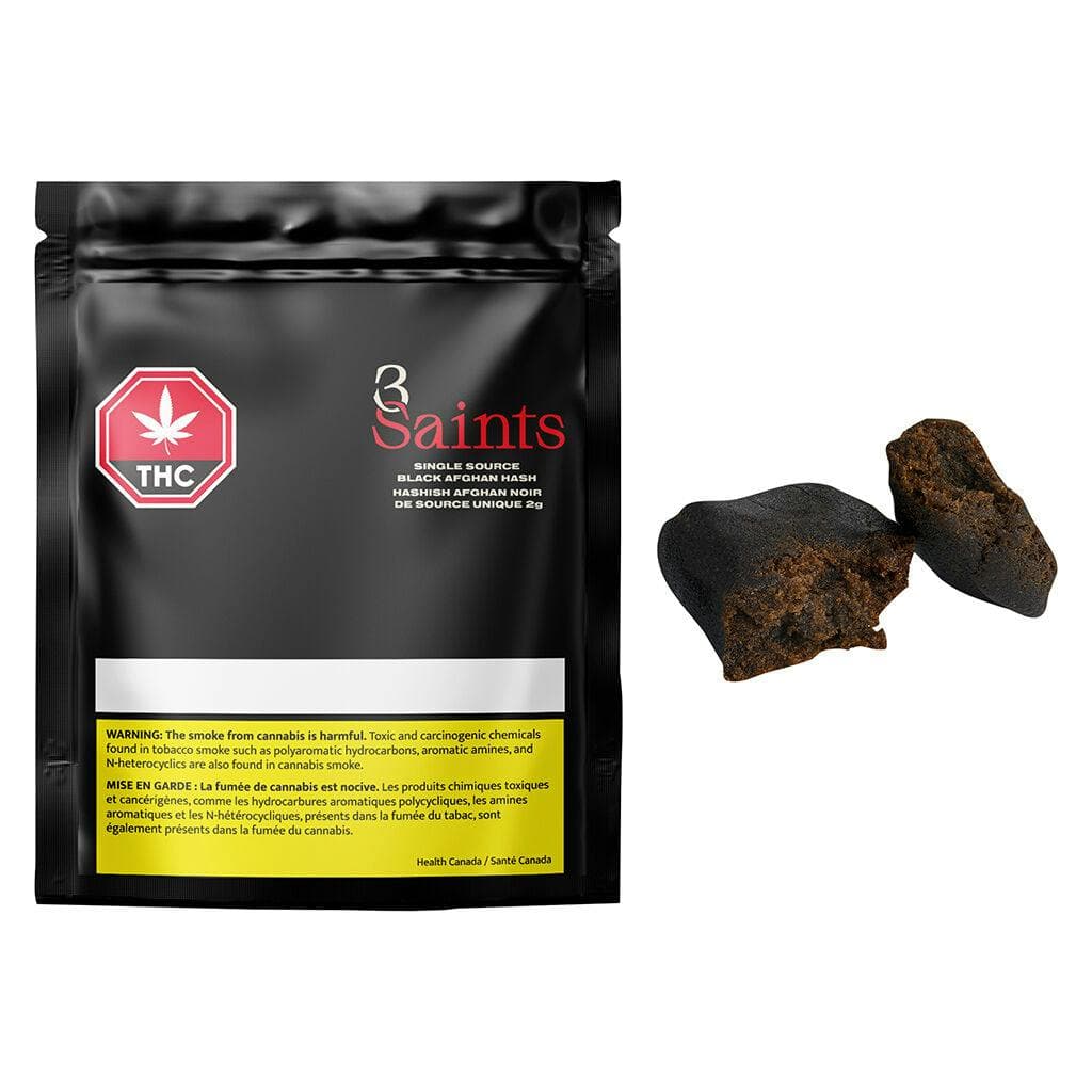3Saints - Black Afghan 2g Hash by 3Saints - Concentrates