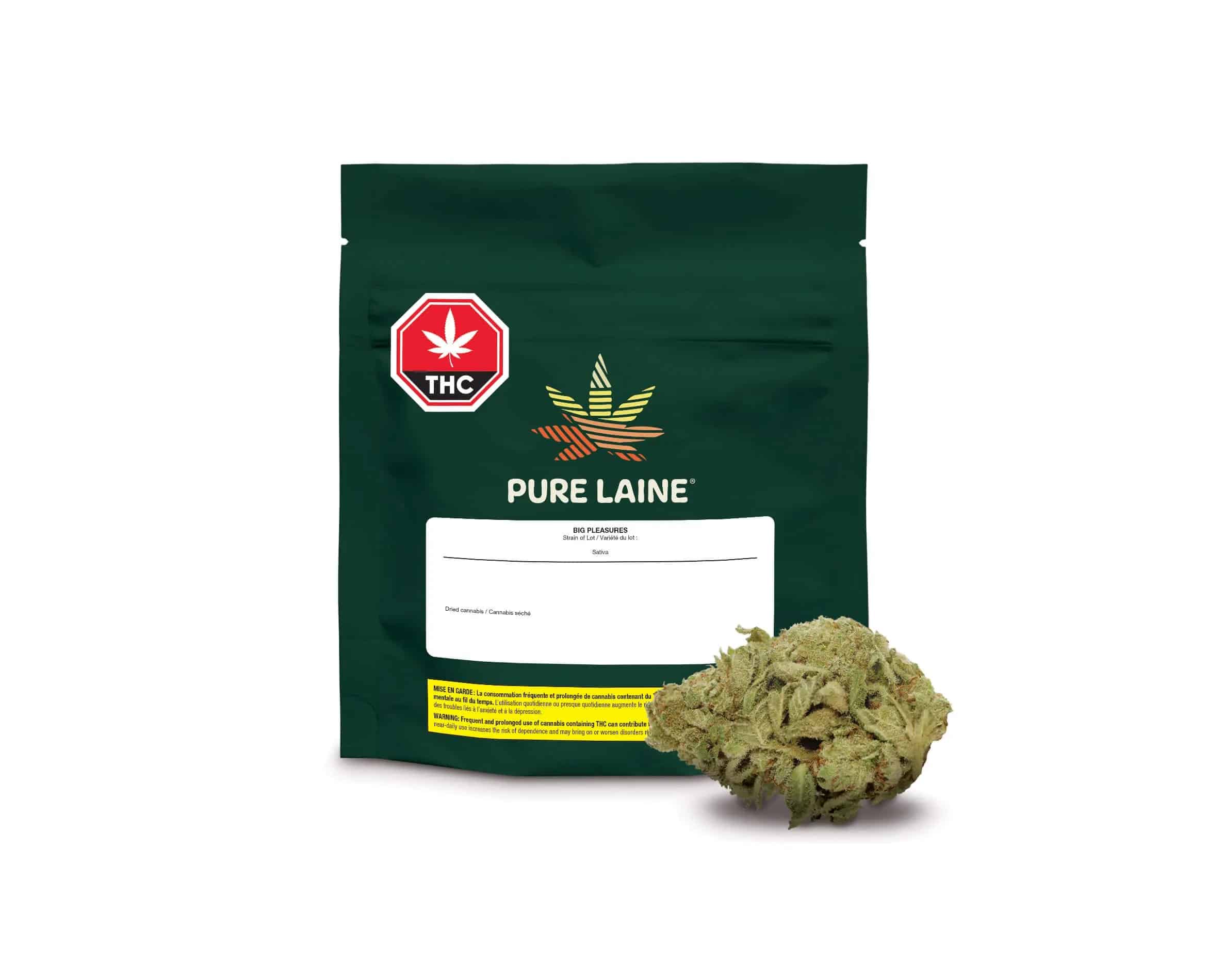 Pure Laine - Big Pleasures (Sativa) 28g Dried Flower by Pure Laine - Flower