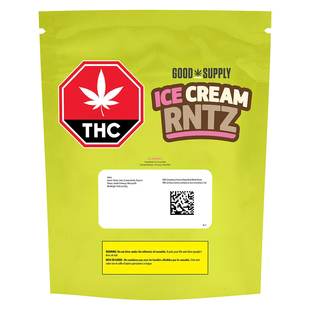Good Supply Ice Cream Rntz 28g — Flower