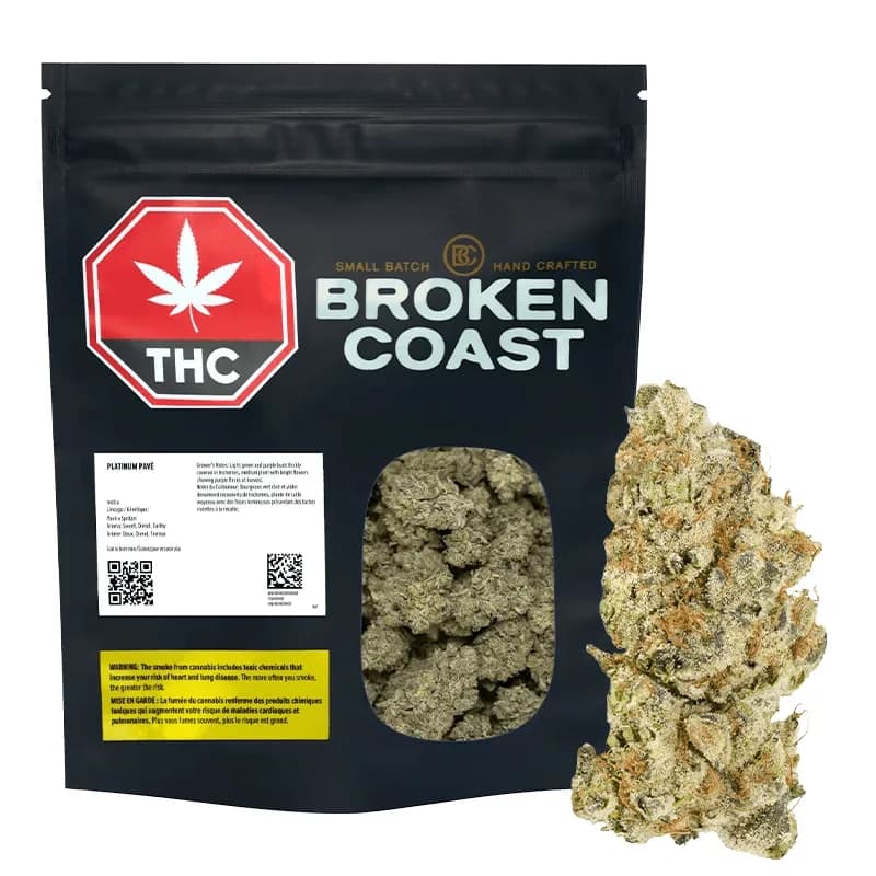Broken Coast Broken Coast - Platinum Pave 28g Dried Flower 28g — Flower