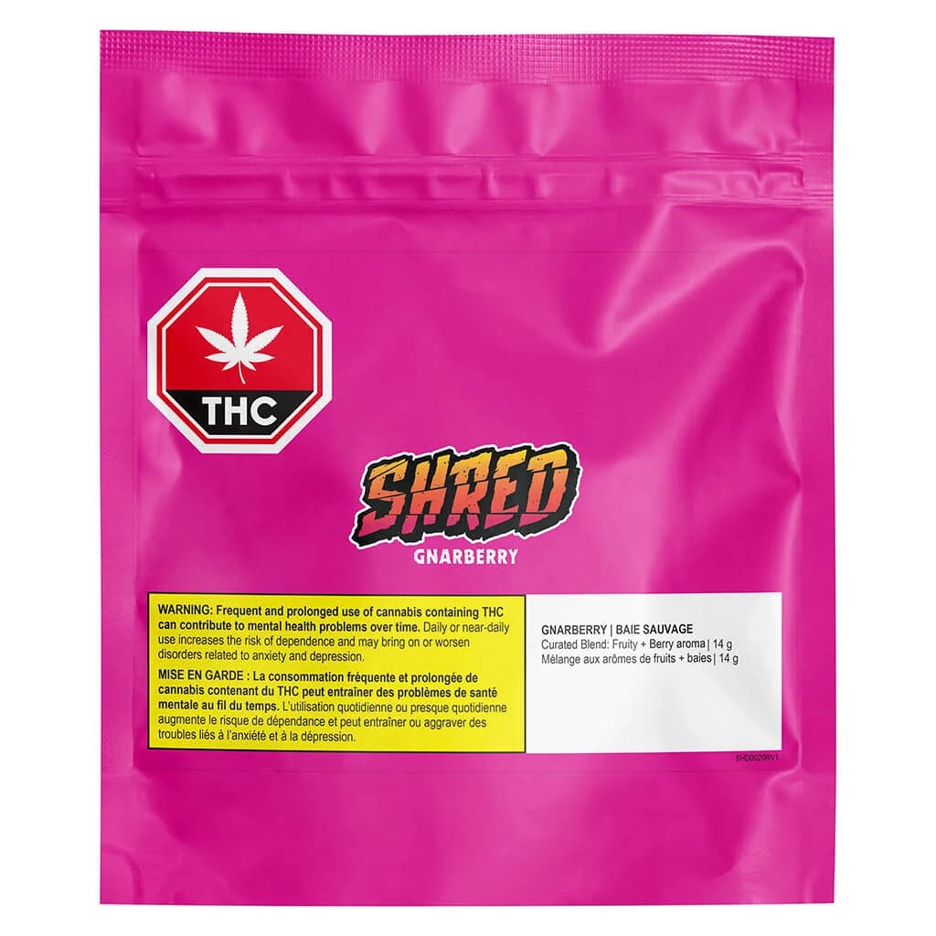 SHRED SHRED - Gnarberry 14g Milled Flower 14g — Flower