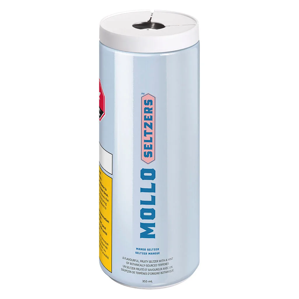 Mollo Mollo - Mango Seltzer 355ml Beverage 355g — Beverages