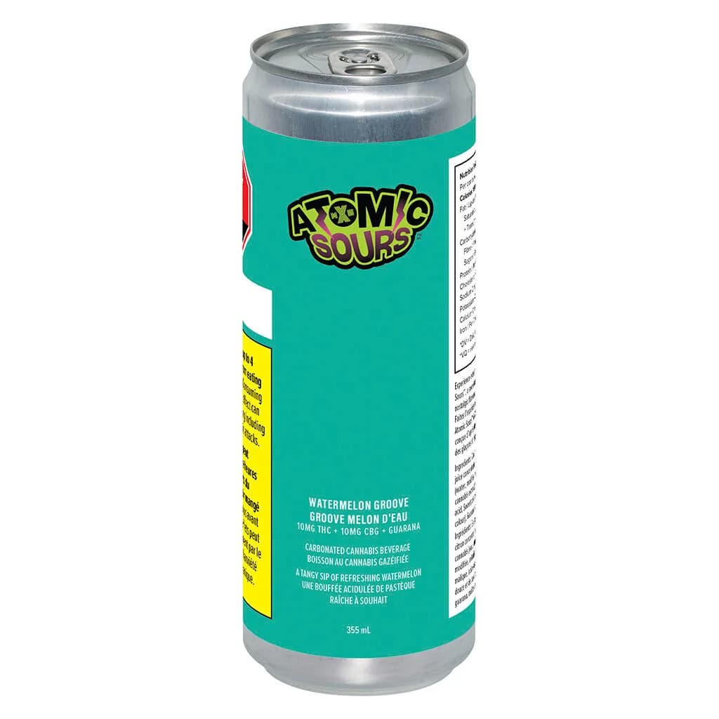 XMG Atomic Sours XMG Atomic Sours - Watermelon Groove 355ml Soda 355g — Beverages
