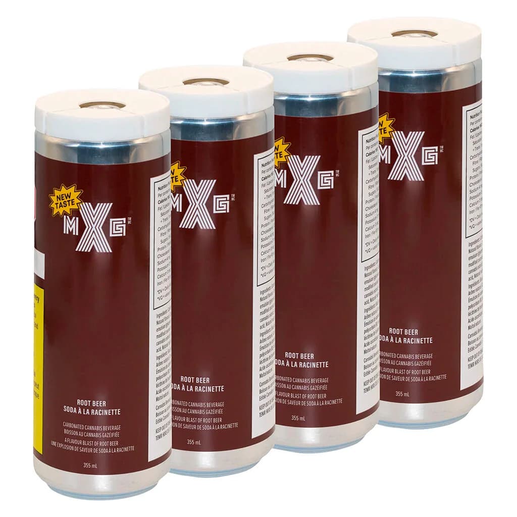XMG XMG - Multipack of 4 Root Beer 355ml Soda 1420g — Beverages