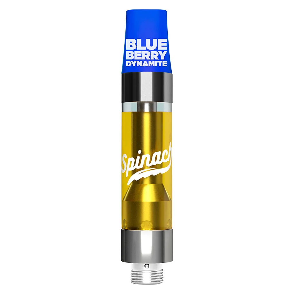 Spinach Spinach Blueberry Dynamite Liquid Diamond 1g Prefilled Vape Cartridge 1g — Vape Carts