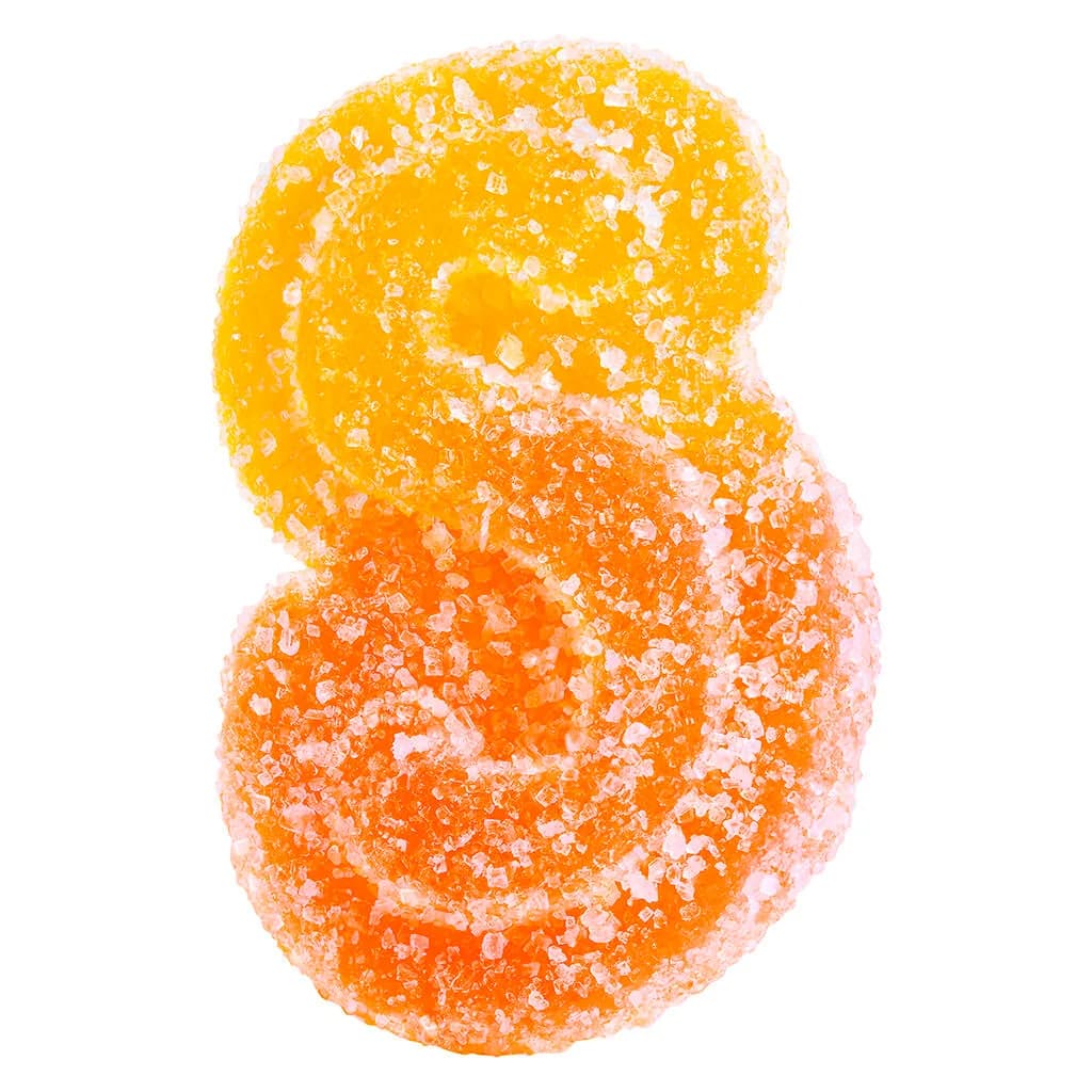 SOURZ by Spinach SOURZ by Spinach - Fully Blasted Peach Orange 1:1 THC|CBD 1pc Soft Chew 5g — Edibles