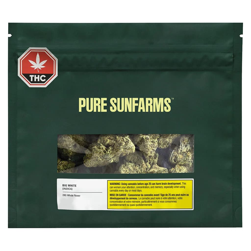 Pure Sunfarms Pure Sunfarms - Big White 28g Dried Flower 28g — Flower