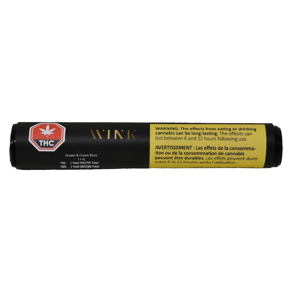WINK WINK - Grapes and Cream 1 x 1g Blunt 1g — Pre-Rolls