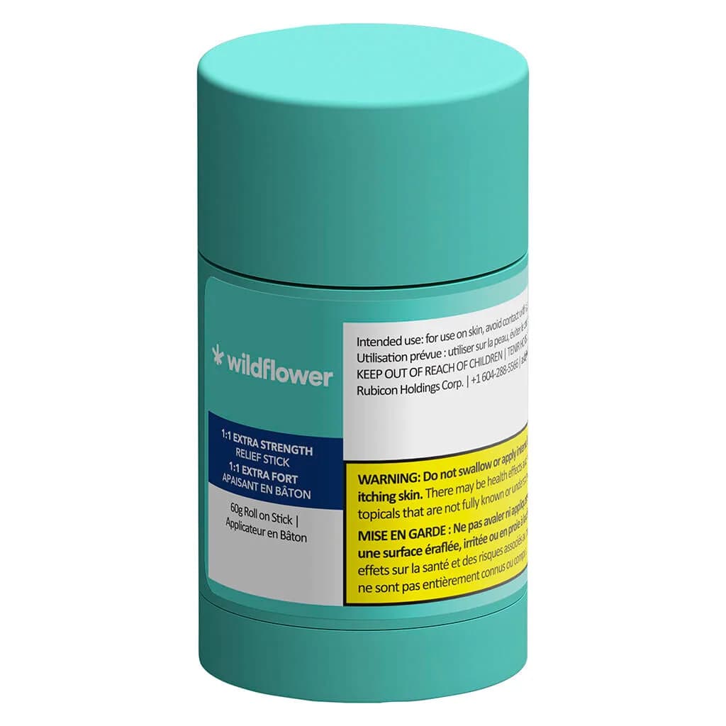 Wildflower Extra Strength 1:1 Relief Stick 60g — Topicals