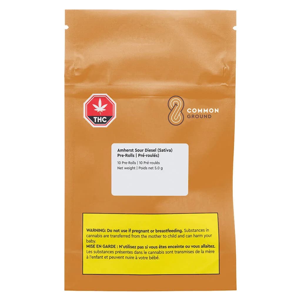 Common Ground Common Ground - Amherst Sour Diesel 10 x 0.5g Pre-Rolls 5g — Pre-Rolls