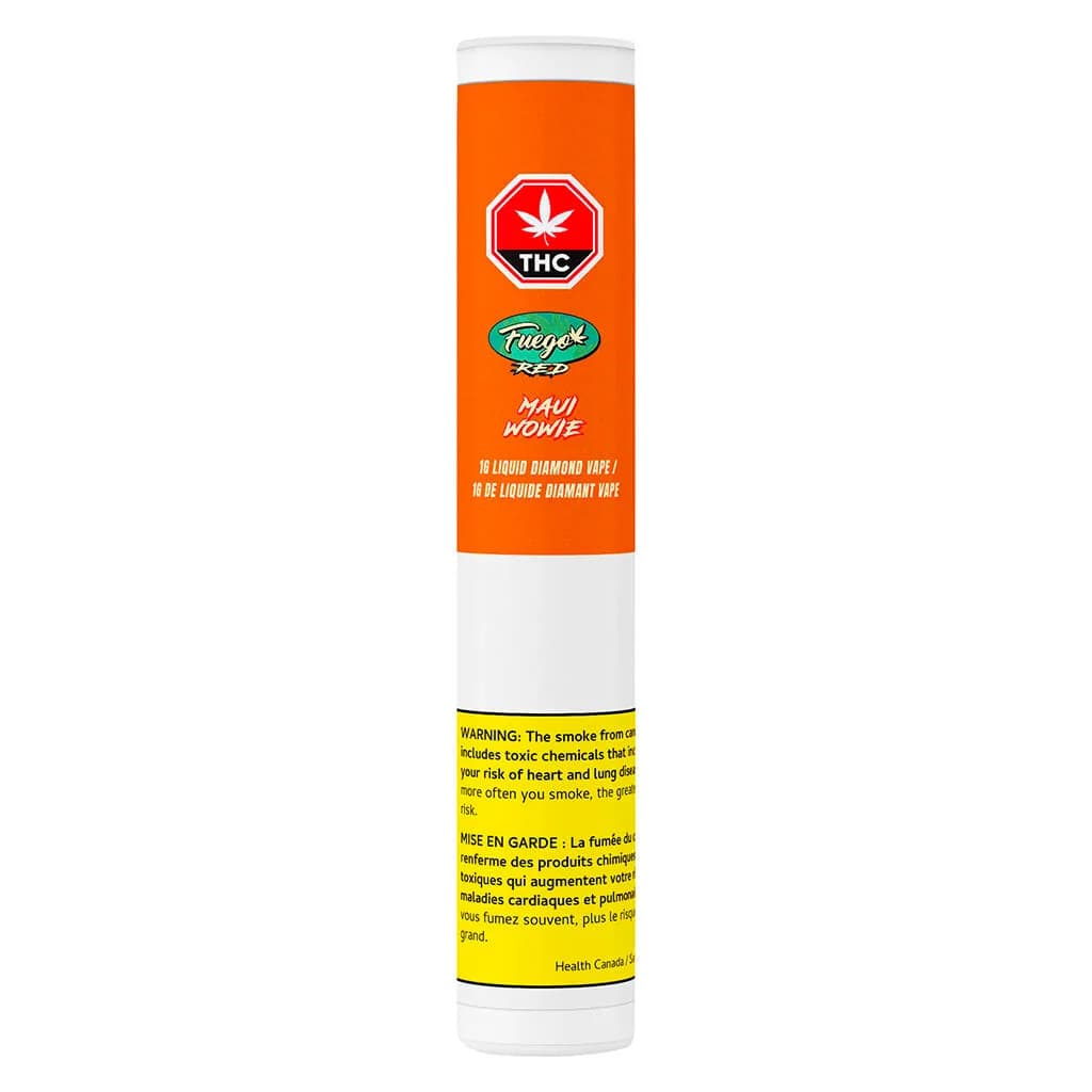 Fuego Fuego - Fuego Red Maui Wowie Liquid Diamond 1g Prefilled Vape Cartridge 1g — Vape Carts