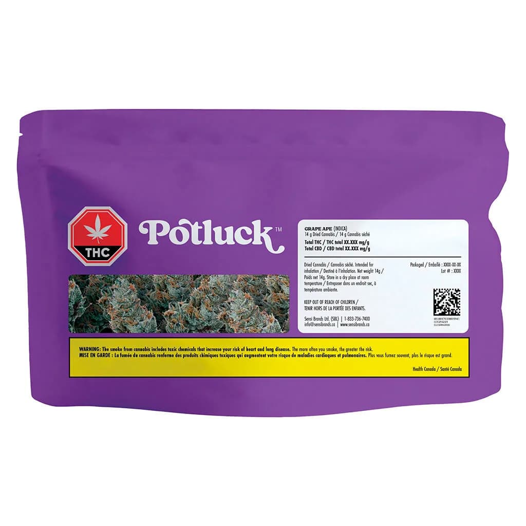 Potluck Potluck - Grape Ape 14g Dried Flower 14g — Flower