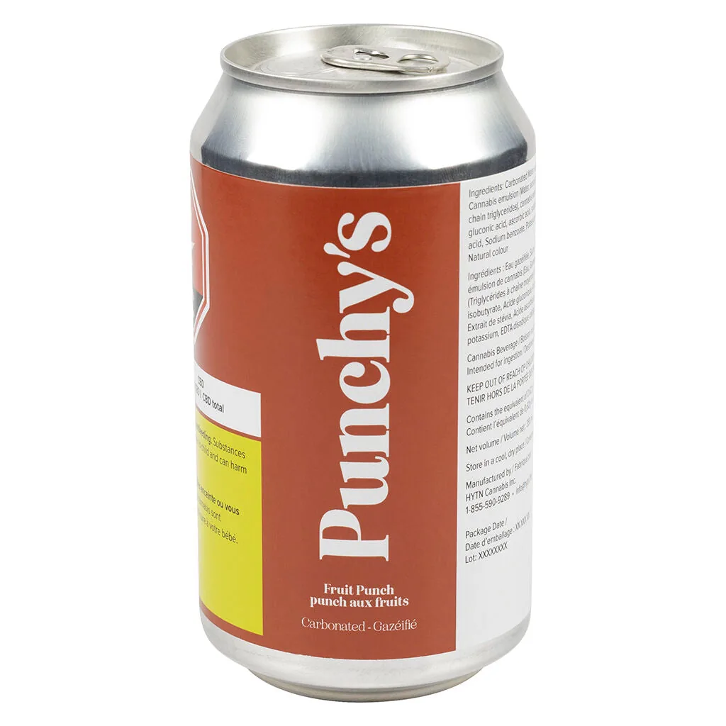Punchy's Punchy's - Fruit Punch 355ml Sparkling Beverage 355g — Beverages