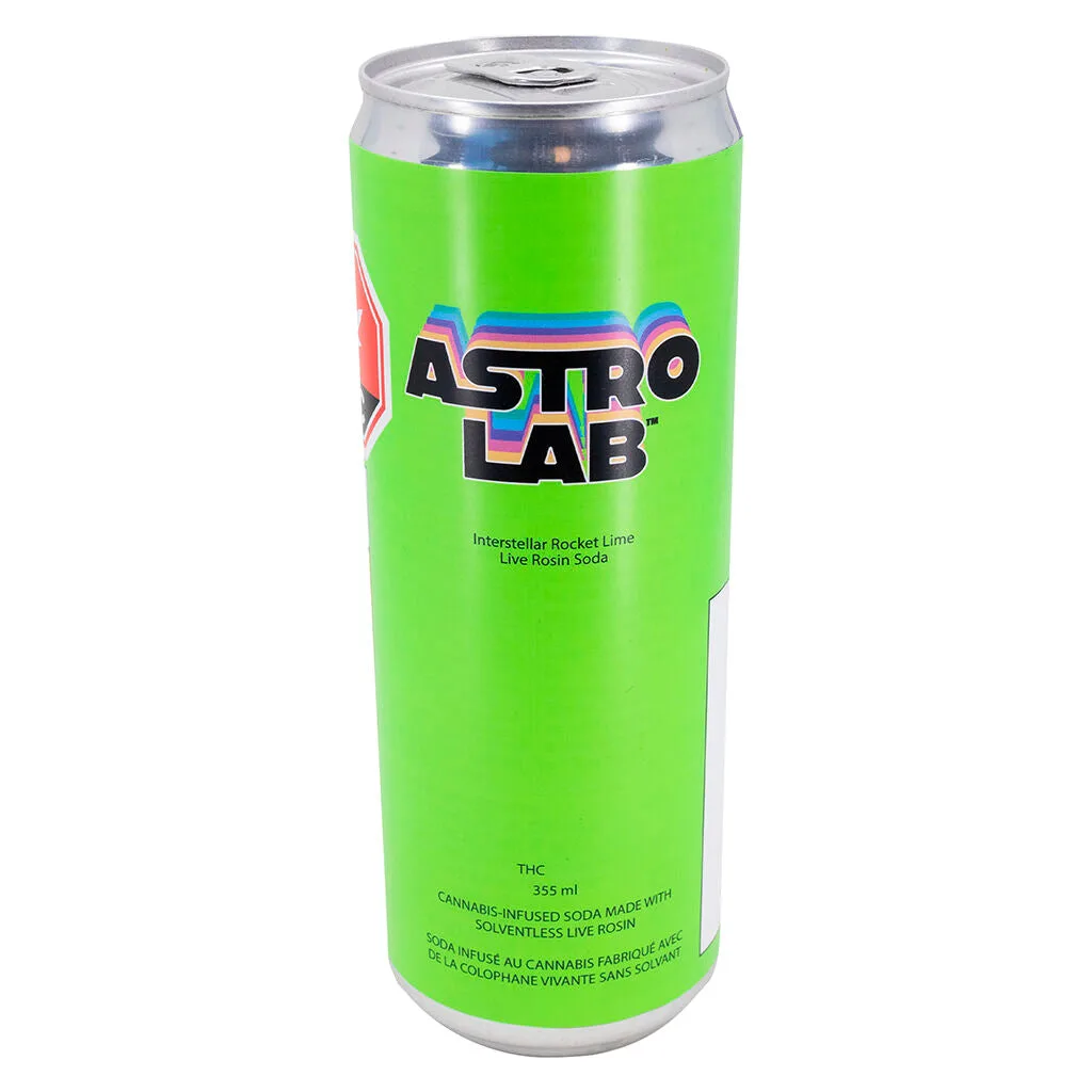 Astrolab Astrolab - Astrolab Interstellar Rocket Lime Live Rosin Soda 10mg THC 355ml Soda 355g — Beverages